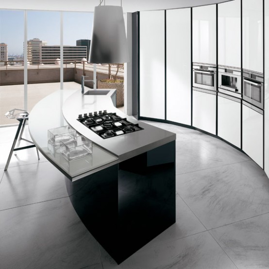 black and white kitchen cabinets. Black and white kitchen